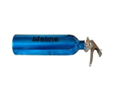 Lifeline 1.0kg ABC Dry Powder Hand Held Fire Extinguisher Blue